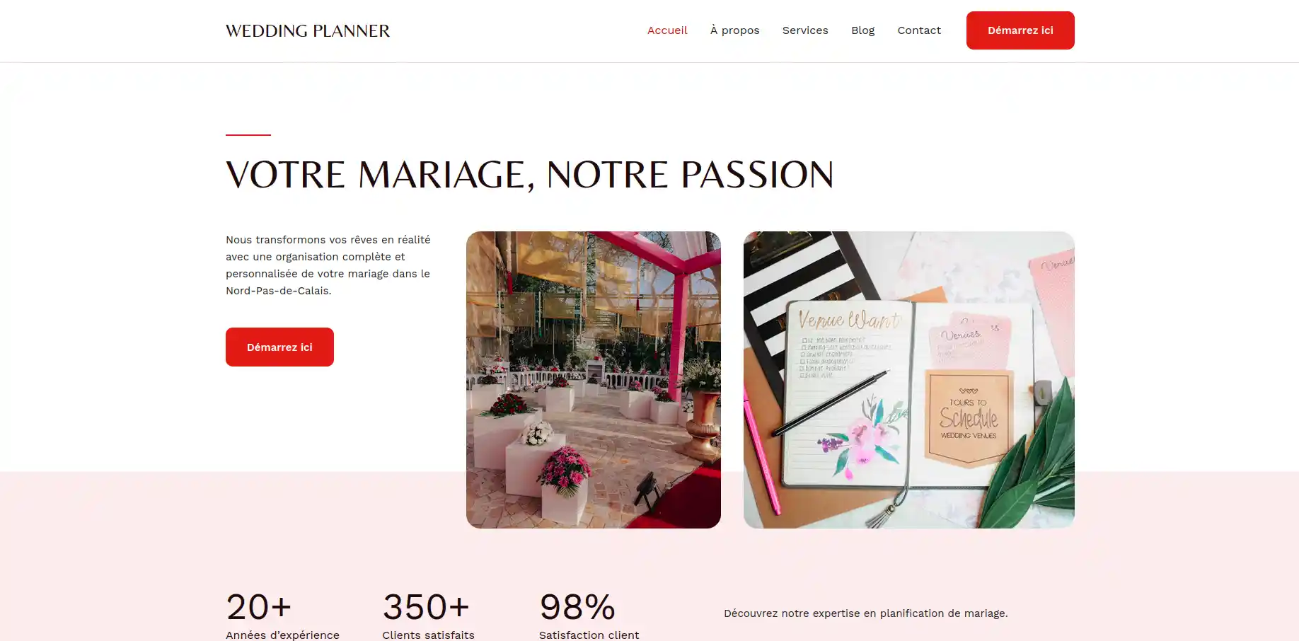 Démo Wedding Planner